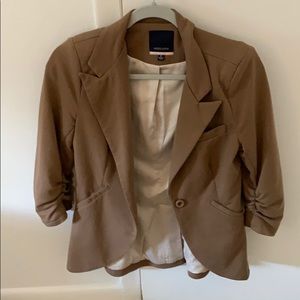 Tan 3/4 sleeve ModCloth blazer